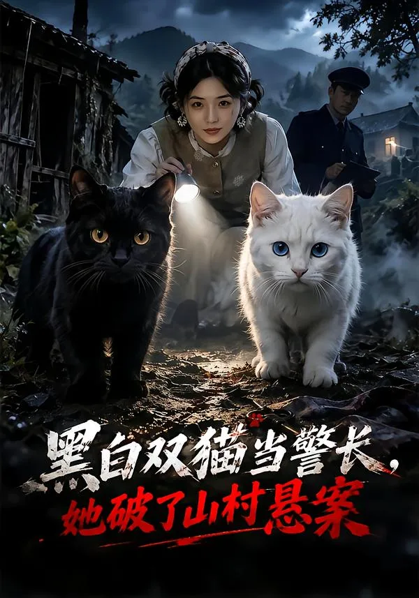 黑白双猫当警长，她破了山村悬案