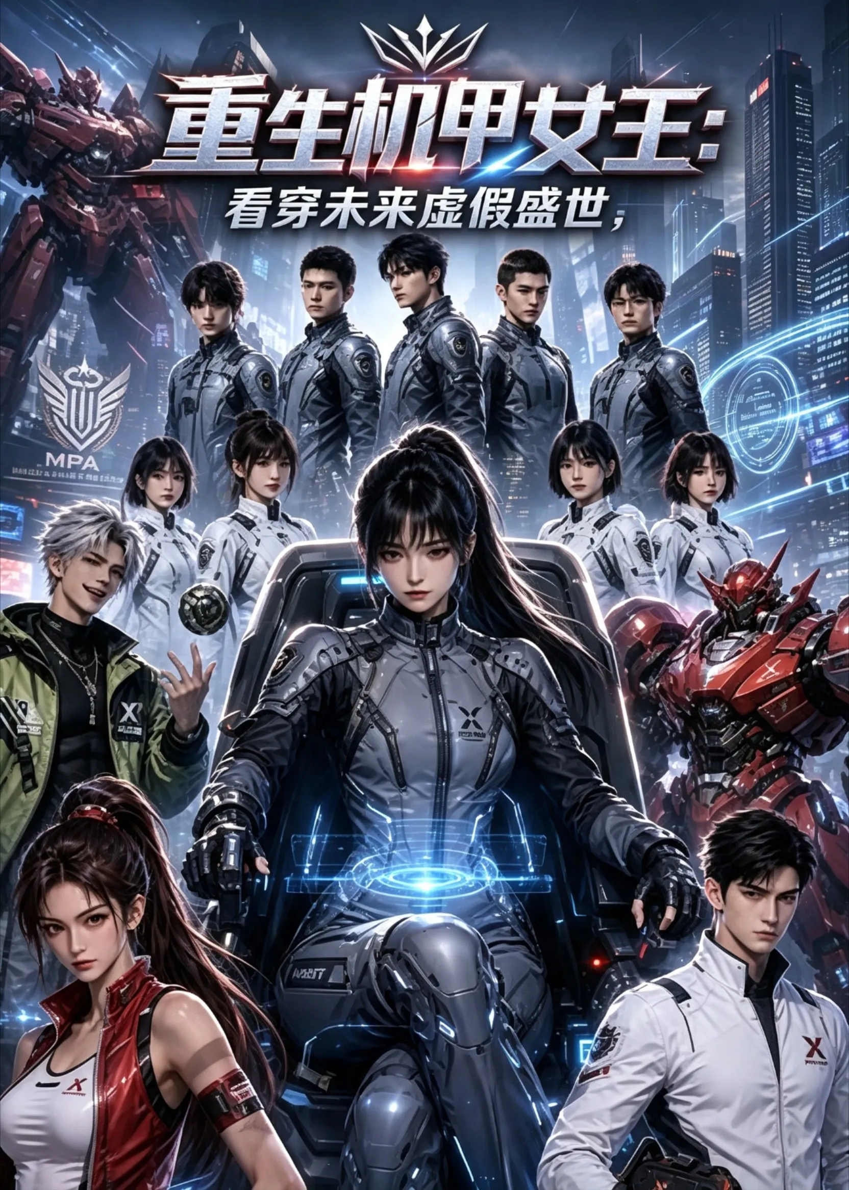 重生机甲女王，看穿未来虚假盛世